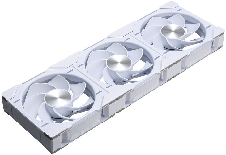 Ventilador Phanteks D30 PWM reverse Airflow D-RGB Blanco Pack 3 - 120mm image number 1