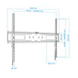 Soporte de Pared Tooq 60" a 100" Max. 75Kg image number null