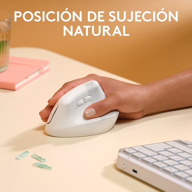Rat&oacute;n Logitech Lift for Mac Vertical Ergonomic Wireless White image number 6