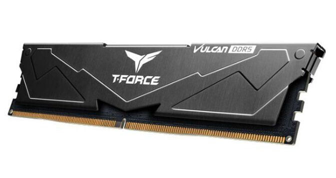 Team Group Kit 64GB (2 x 32GB) DDR5 5200MHz Vulcan Negro CL40 image number 2