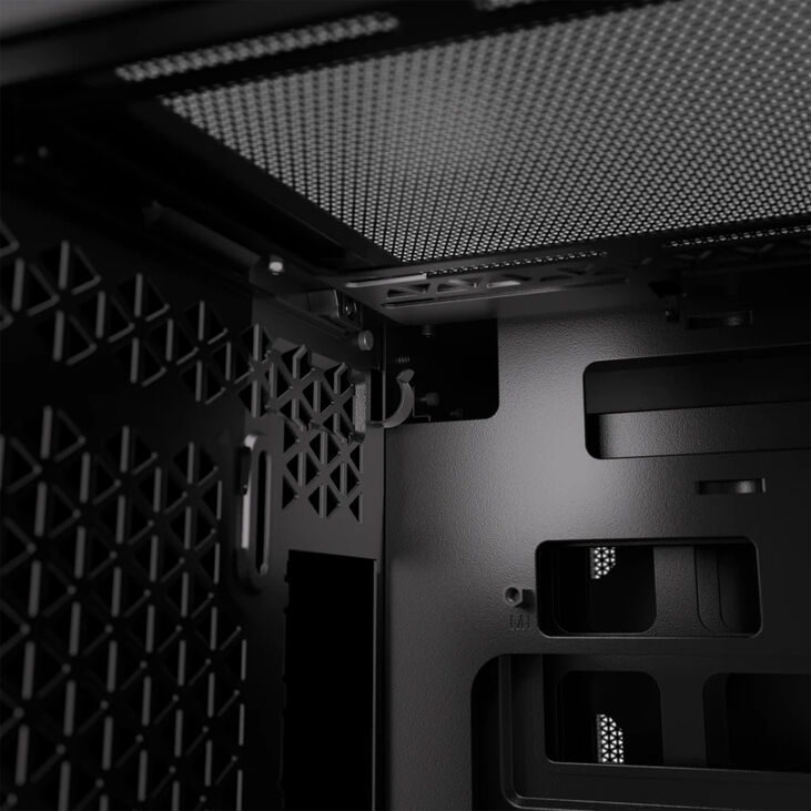 Torre Micro-ATX Corsair 2500D Airflow Negro Cristal Templado image number 5