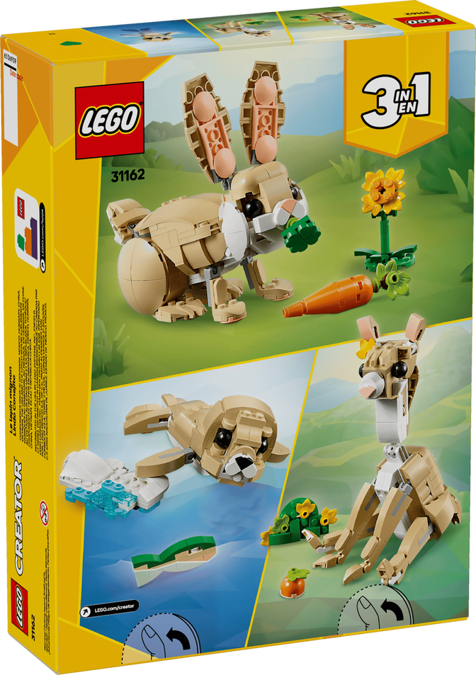 LEGO Creator 3-en-1: Conejo Blanco, 326 Piezas (31162) image number 1