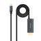 Cable Conversor Nanocable USB-C > HDMI 2.1 8K@60HZ USB-C PD 100W 1.8 M Negro