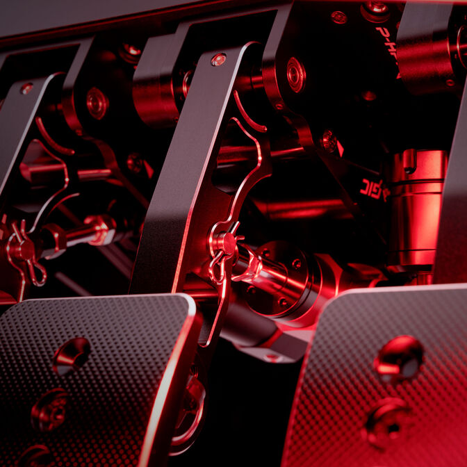 Pedales Hidr&aacute;ulicos Simagic P1000i-RS - 3 Pedales - Invertidos -  C&eacute;lula de carga 100Kg image number 7