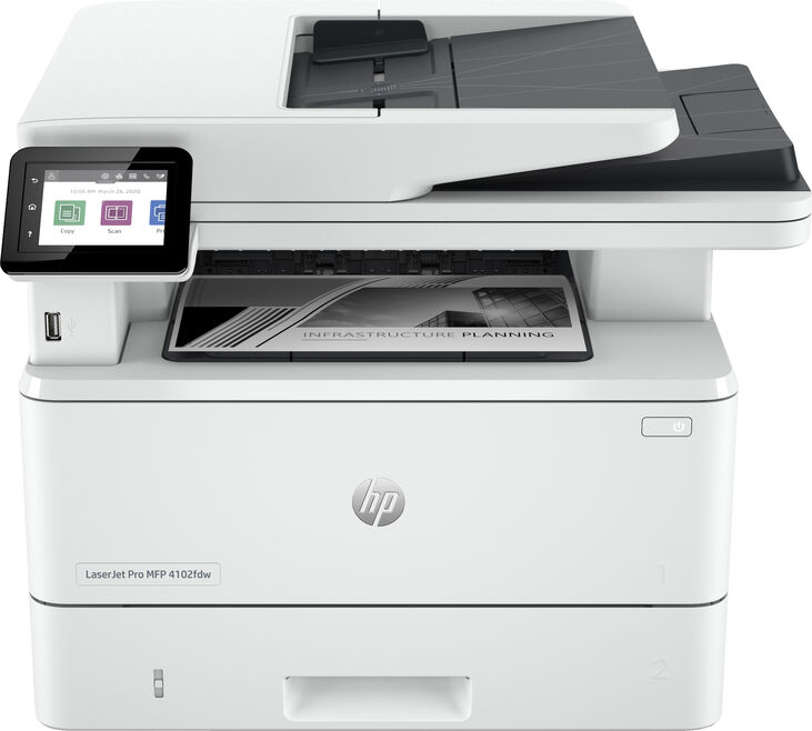 Impresora Multifunción Láser HP LaserJet Pro MFP 4102dw WiFi image number 0