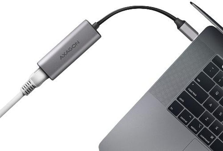 Adaptador AXAGON ADE-25RC Type-C USB3.2 Gen 1 - 2.5 Gigabit Ethernet 10/100/1000/2500 image number 2
