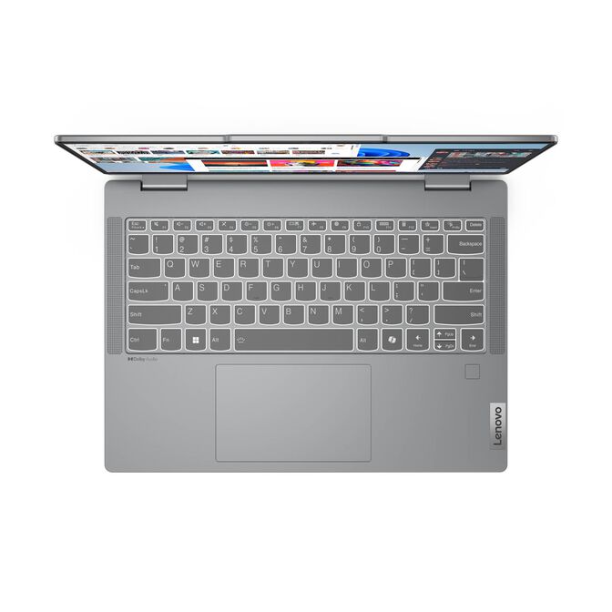 Lenovo IdeaPad 5 2-in-1 14IRH9 Intel&reg; Core&trade; i7 i7-13620H H&iacute;brido (2-en-1) 35,6 cm (14") Pantalla t&aacute;ctil WUXGA 16 GB LPDDR5x-SDRAM 1 TB SSD Wi-Fi 6 (802.11ax) Windows 11 Home Portugu&eacute;s Gris image number 4
