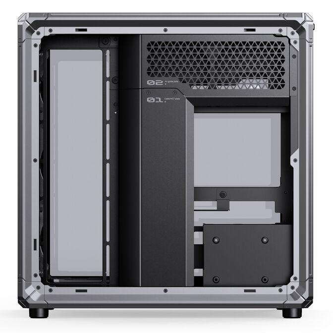 Caja ATX Jonsbo X400 Vidrio Templado Curvo Gris image number 5