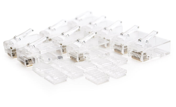 Conector RJ45 8 hilos CAT.6 Nanocable(100 Uds) image number 2