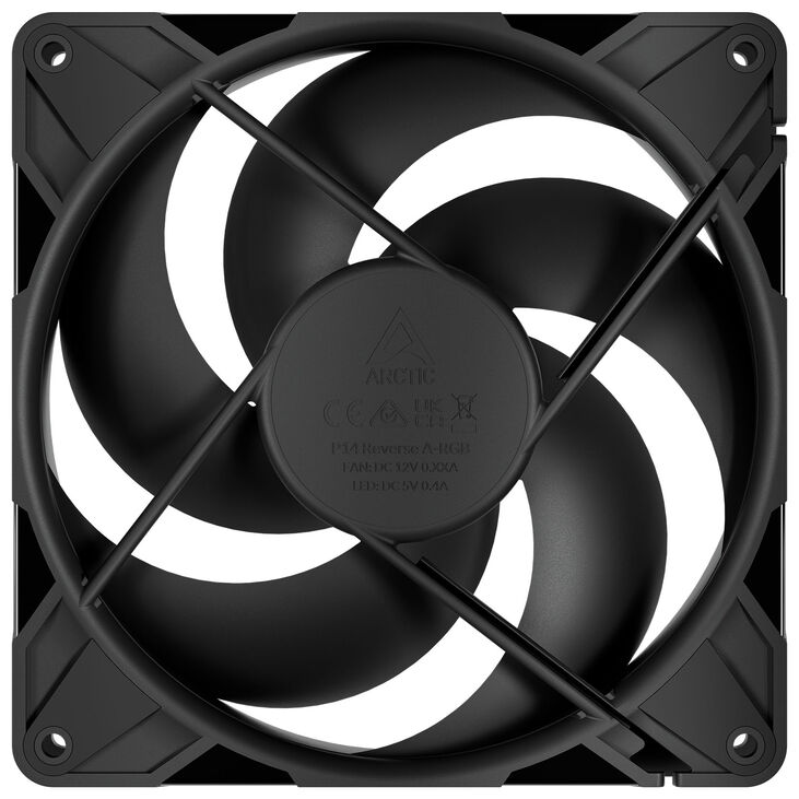Ventilador Arctic P14 PRO Reverse PWM PST 140mm - Negro image number 3