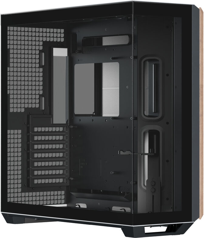 Caja ATX APNX V1 Negro/Blanco/Madera image number 2