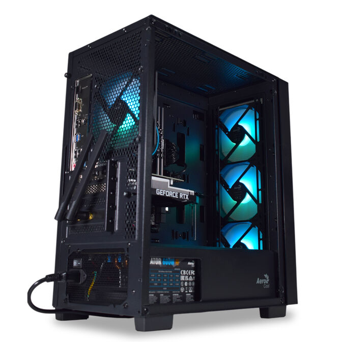 Ordenador AURA Gamer-PC Intel i3 12100F 16GB DDR4 500GB RTX 3050 WiFi W11 image number 4