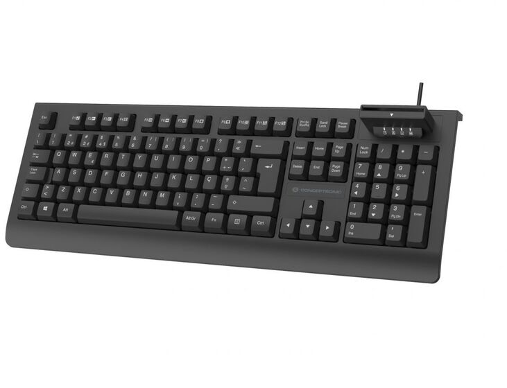 Teclado Conceptronic KAYNE01PT Preto (PT) image number 1