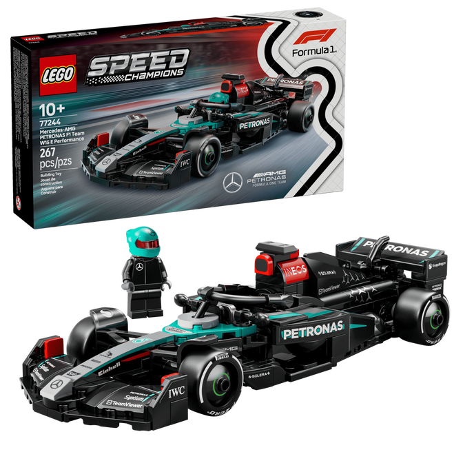 LEGO Speed Champions: Coche de Carreras Mercedes-AMG F1 W15, 267 Piezas (77244) image number 0