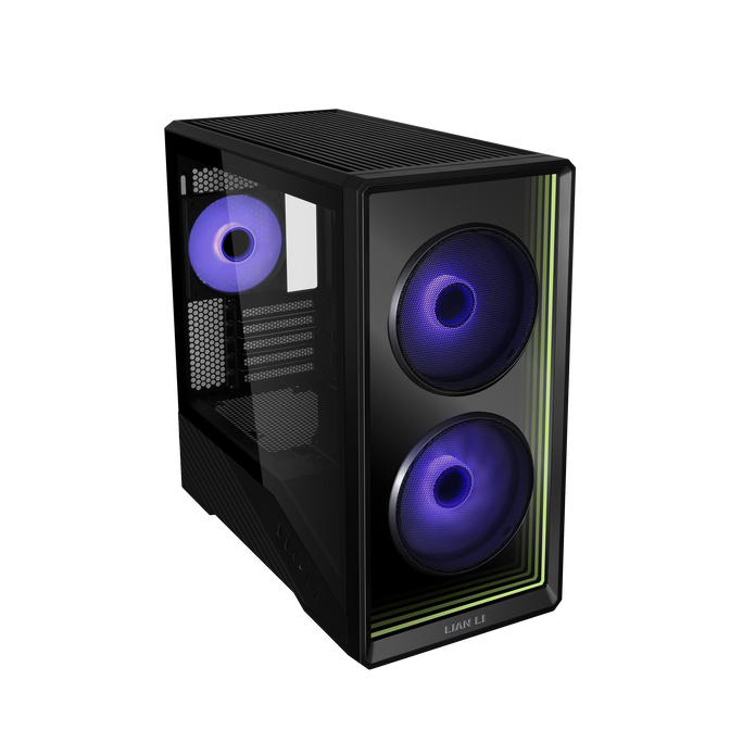 Caja Micro-ATX Lian Li Vector V150 Mini Infinity Negra Vidrio Templado image number 1