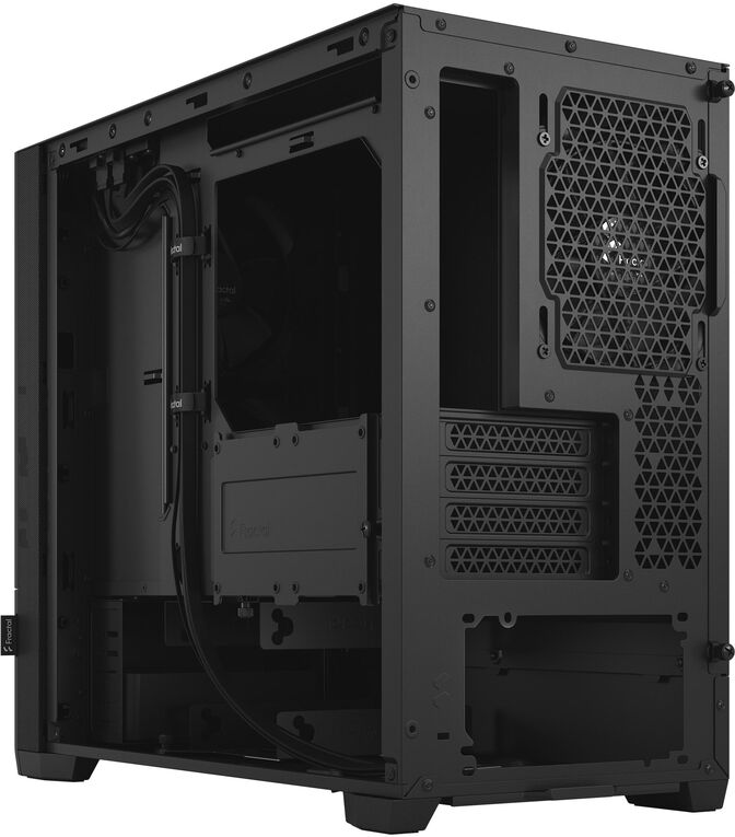 Torre Micro-ATX Fractal Design Pop Mini Silent Black Solid image number 6