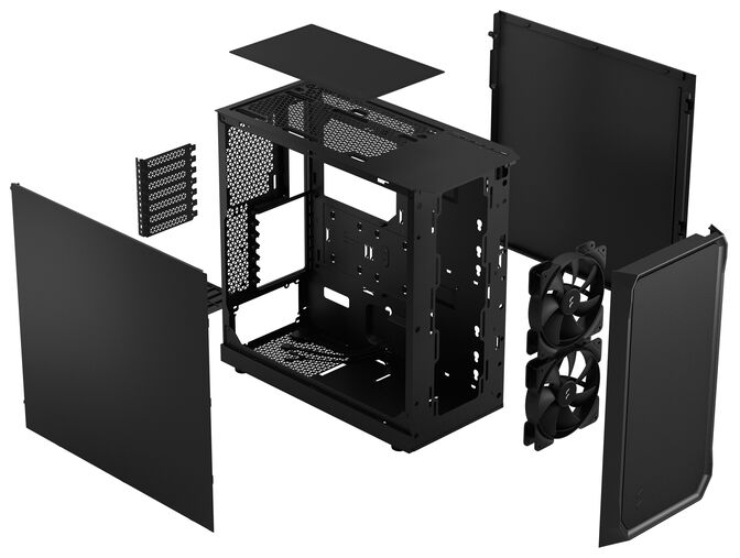 Torre ATX Fractal Design Focus 2 Black Solid image number 9