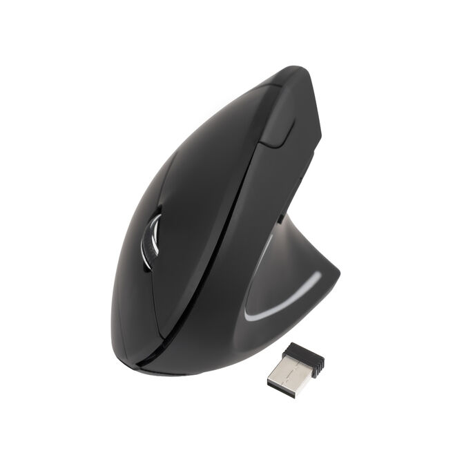 Rat&oacute;n Vertical Tooq TQMWG-1104-B Wireless Ergon&oacute;mico 3200DPI Negro image number 0