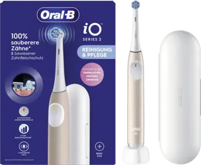 Cepillo de Dientes El&eacute;ctrico Oral-B iO Series 2 Calm Pink con Estuche de Viaje image number 0