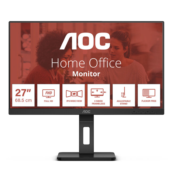 Monitor AOC 27" 27E3QAF IPS FHD 75Hz 1ms Adaptive Sync image number 0