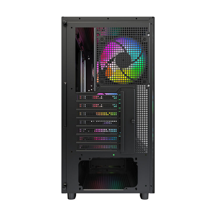 Caja ATX Montech XR RGB Vidrio Templado Negro/Madera image number 3