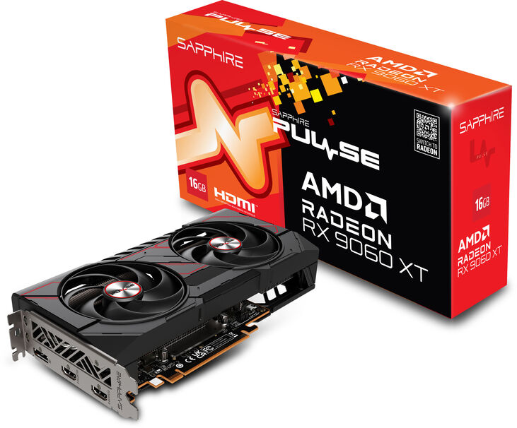 Tarjeta Gráfica Sapphire Radeon RX 9060 XT Pulse 16GB GDDR6 image number 0