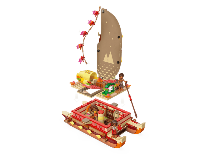 LEGO Disney: Vaiana: Canoa de Aventuras, 529 Piezas (43270) image number 2