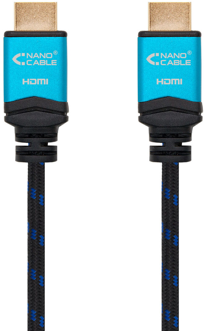 Cable HDMI V2.0 4K@60Hz 18Gbps NanoCable USB-A M/M 7 M Premium Negro image number 1
