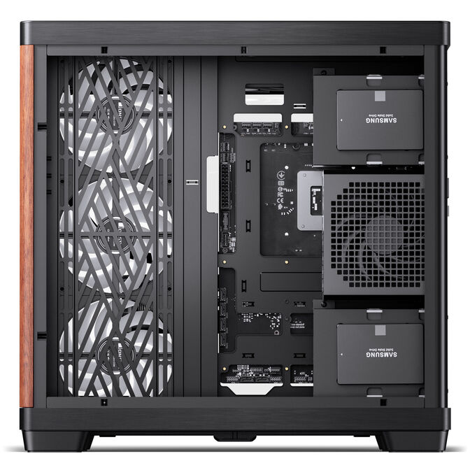 Caja ATX Jonsbo TK-4 Madera Vidrio Tempelado Negro image number 11