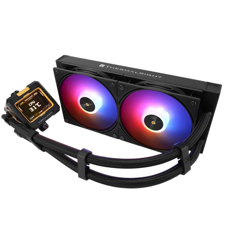 Kit Refrigeración Líquida Thermalright Frozen Warframe ARGB Negro - 240mm image number 2