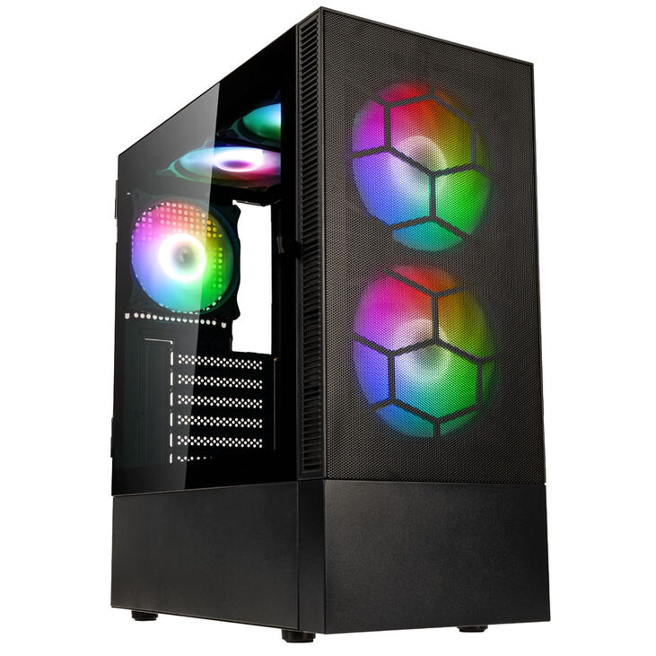 Caja ATX Kolink Observatory MX Mesh ARGB Negro image number 0