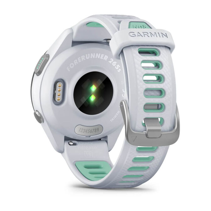 Smartwatch Garmin Forerunner 265S 42mm Branco/Verde image number 1
