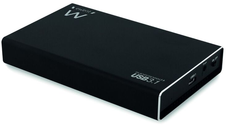 Caja HDD/SSD Ewent 2.5" SATA - USB 3.1 Gen 2 Type C + Type A image number 0