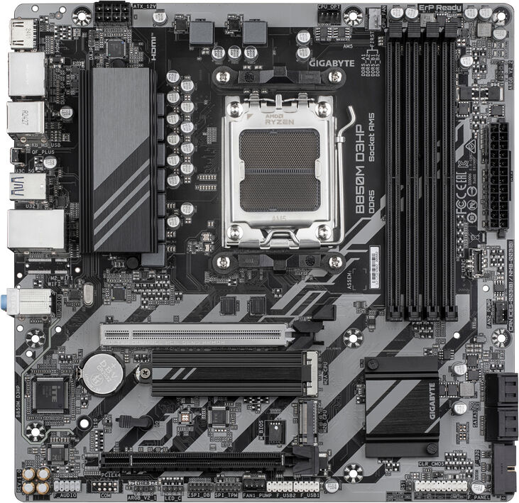 Placa Base Gigabyte B850M D3HP image number 1