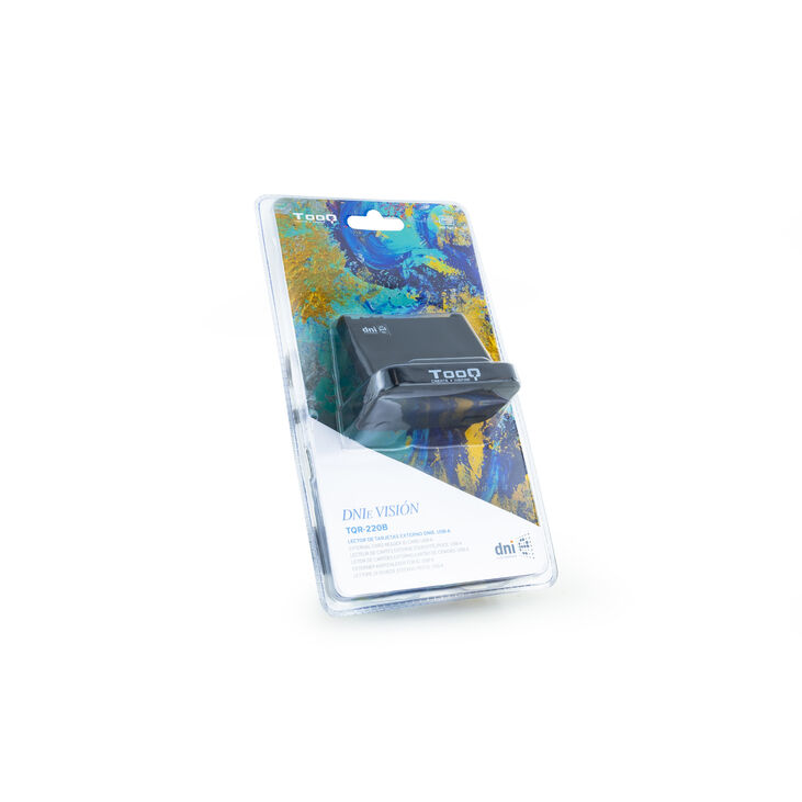 Lector de Tarjetas Tooq - DNI 4.0 y Tarjeta Inteligentes USB 2.0 Negro image number 2