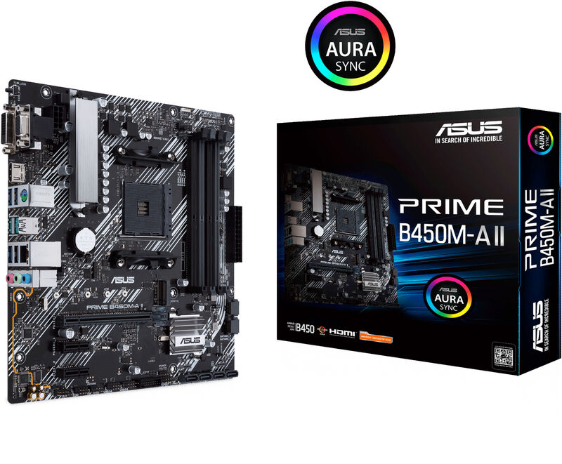 Placa Base Asus PRIME B450M-A II