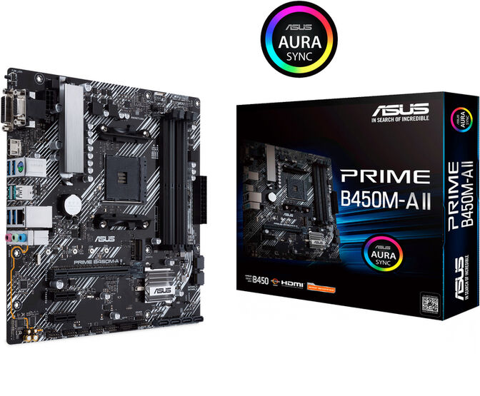 Placa Base Asus PRIME B450M-A II image number 0