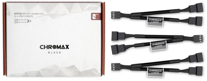 Cable Splitter em Y para 2 x Ventiladors NA-SYC1 chromax.black image number 1