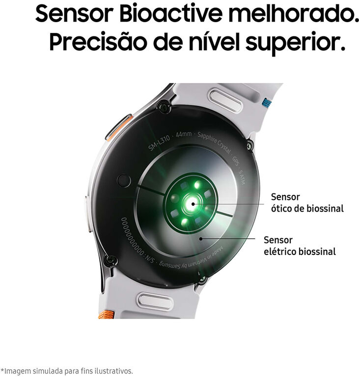 Reloj Smartwatch Samsung Galaxy Watch 7 44mm LTE Plata image number 1