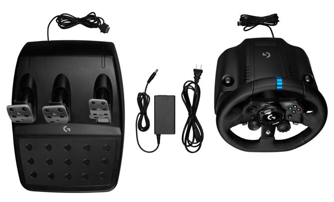 Volante Logitech G923 TrueForce Racing Wheel + Driving Force Shifter Xbox Series X|S/Xbox One/PC image number 2