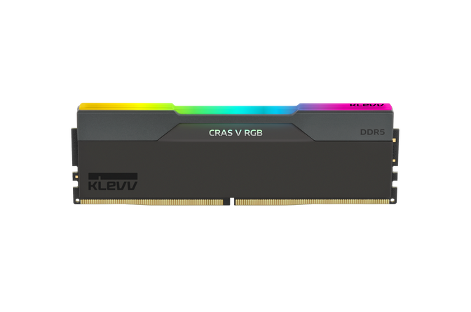 KLEVV Kit 32GB (2 x 16GB) DDR5 CRAS V 6000MHz CL28 RGB Obsidian Black (Intel XMP/AMD Expo) image number 2