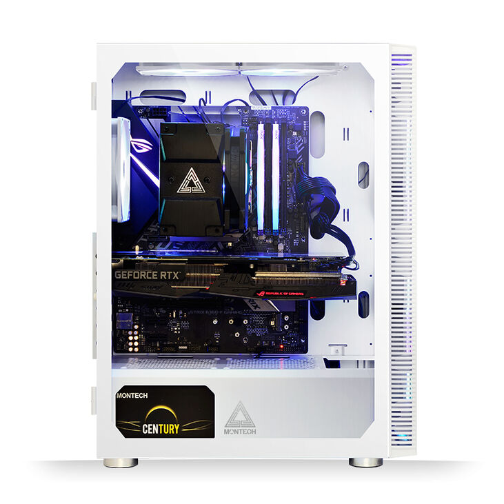 Caja ATX Montech X3 Glass RGB Vidrio Templado Blanco image number 4