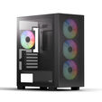 Caja Micro-ATX Aerocool B310A Flow ARGB Vidro Temperado Preto image number null