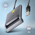 Lector de tarjetas AXAGON CRE-SM3T USB Smart card FlatReader image number null