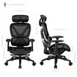 Silla Gaming Ergonomica ThunderX3 XTC - Negro/Negro image number null