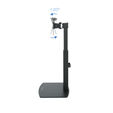Soporte de Mesa Tabletop Tooq Tilt e Altura Ajustable 17" a 32" Max. 7kg Negro image number null