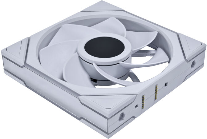 Ventilador Lian Li UNI FAN TL140 LCD Wireless RGB Reverse PWM Blanco 140mm image number 1