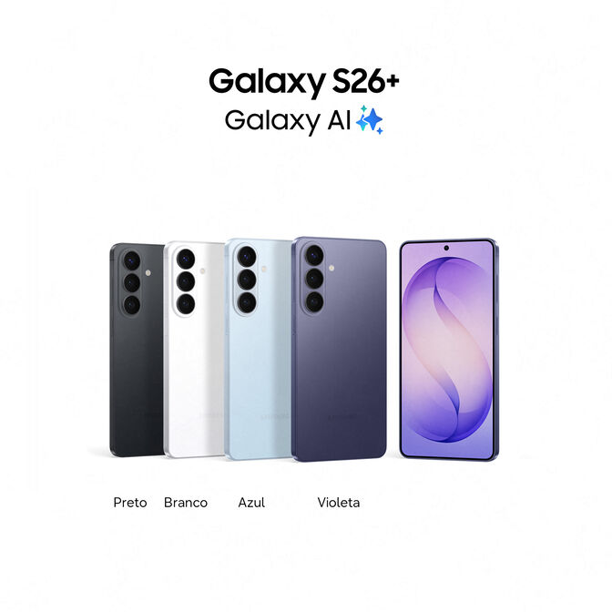 Smartphone Samsung Galaxy S26+ 6.7" (12 / 256GB) 120Hz Azul Claro image number 4