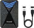 Caja Externa HDD Gaming Tooq 2.5" SATA (9,5mm) - USB 3.0 / 3.1 Gen 1 Negro LED Azul image number null