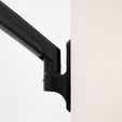 Soporte de Pared Tooq Inclinable y Giratorio 13" a 34" Negro image number null